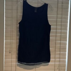Ann Taylor Classic Navy Tank Top